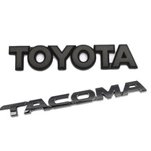 Load image into Gallery viewer, Toyota Tacoma Emblem Tailgate Badge Matte Black