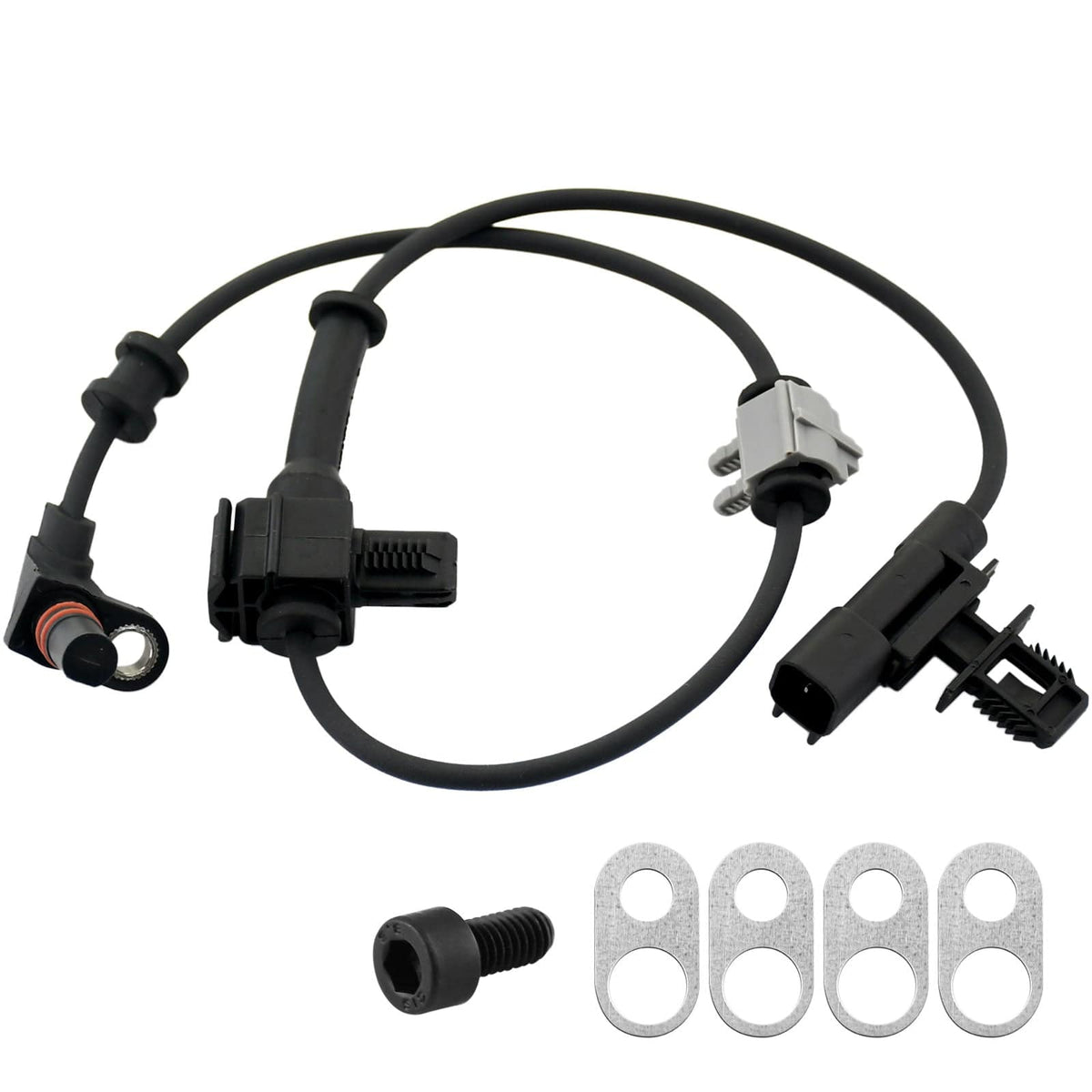 Front Wheel Speed ABS Sensor Fits for Chevrolet Silverado 3500 2011-2019, GMC Sierra 3500 2011-2019-Wheel Speed ABS Assembly-2 Pack