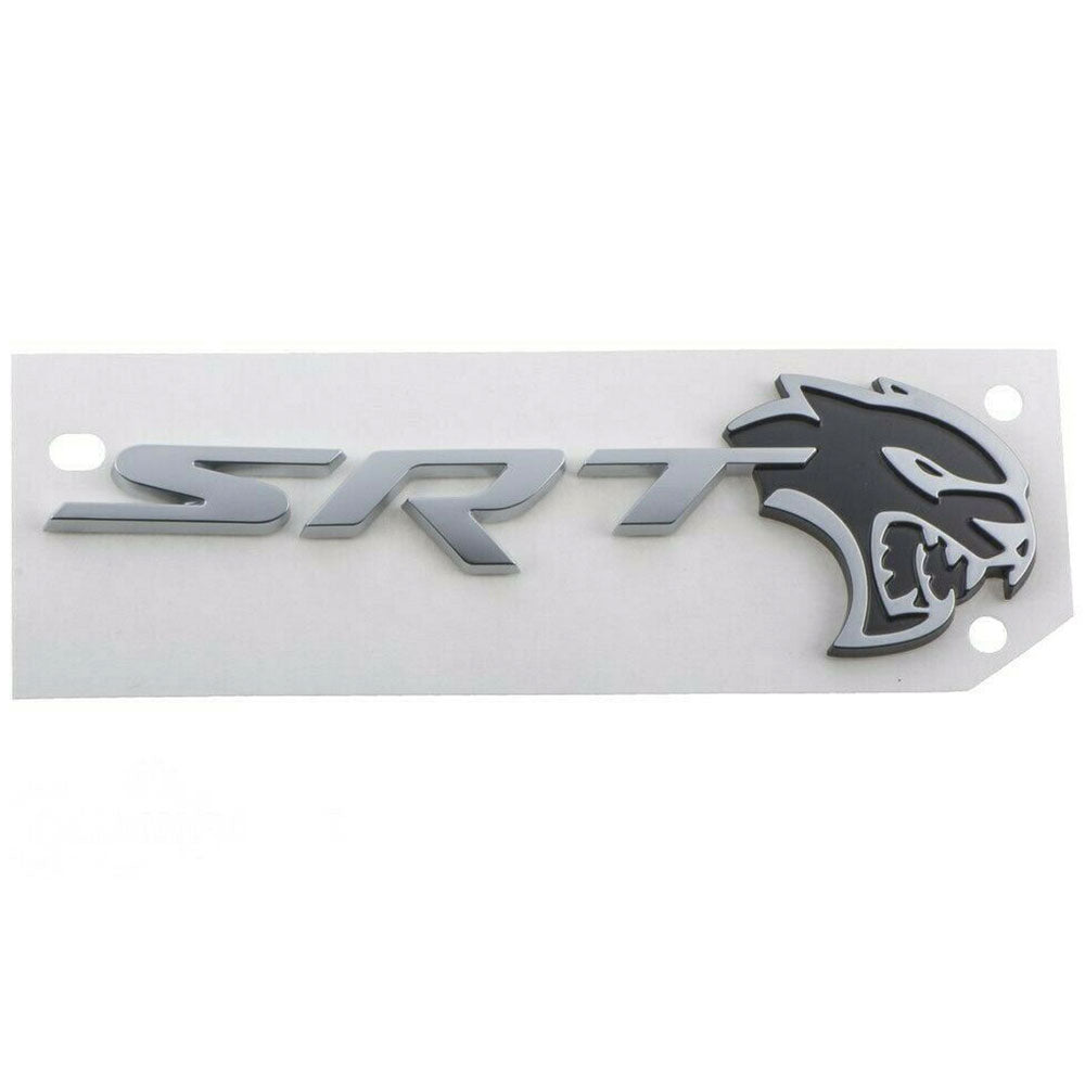 Dodge Challenger Charger SRT Hellcat Emblem 3D Nameplate OEM Chrome