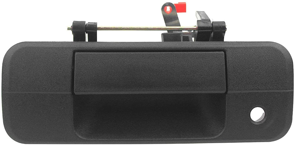 Rear Exterior Tailgate Door Handle Fits for 2007-2013 Toyota Tundra-Outer Outside Car Door Handle-Textured W/Keyhole-69090-0C040