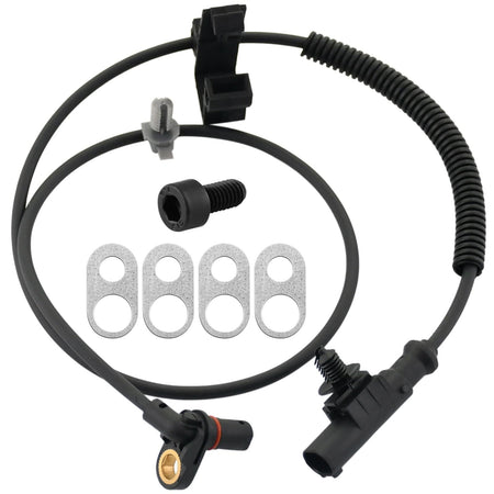 Front Wheel Speed ABS Sensor Fits for Dodge Dakota 2005-2010, Mitsubishi Raider 2006-2008, Ram Dakota 2011-Wheel Speed ABS Assembly-2 Pack