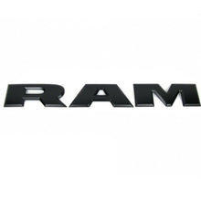 Load image into Gallery viewer, Dodger Ram 1500 Emblem Tailgate Ram Letters Badge Black