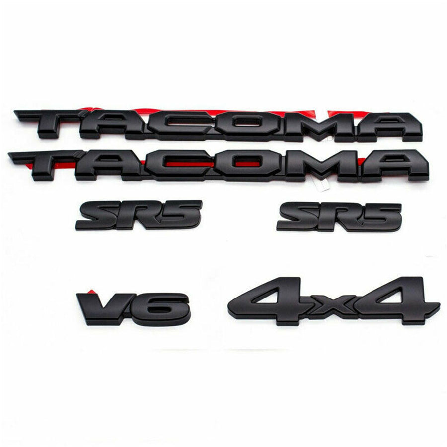 Toyota Tacoma Emblem kit - Tacoma V6 SR5 4X4 Overlay
