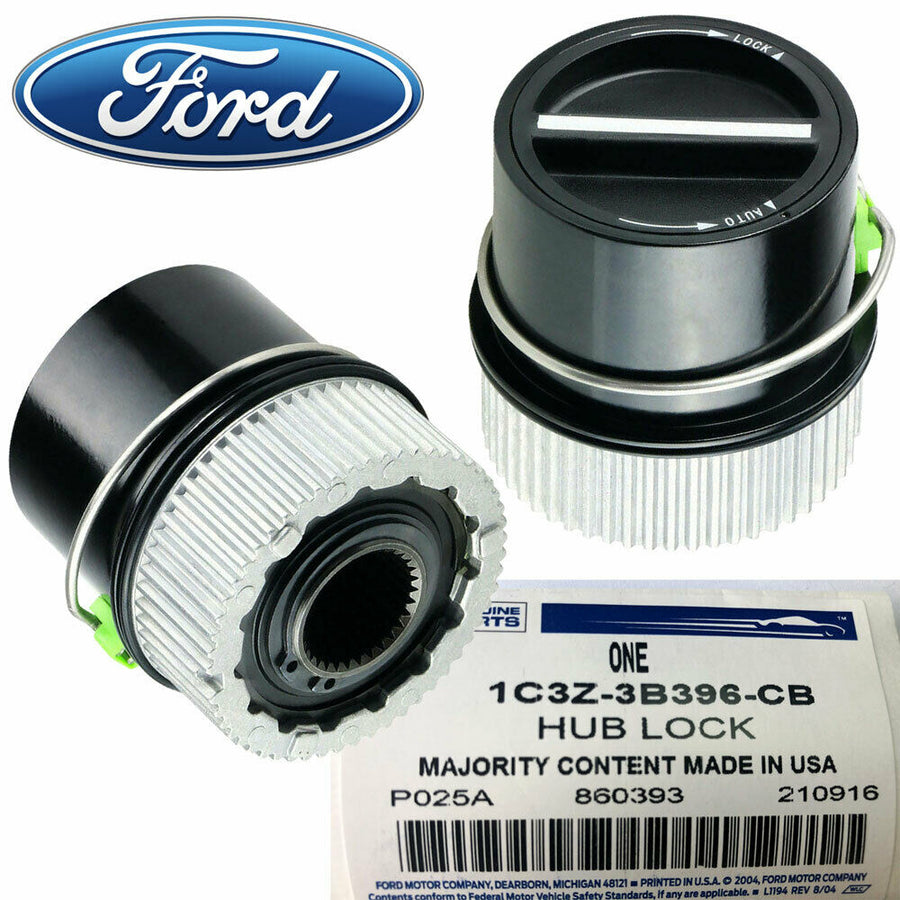 Ford F250 350 Super Duty OEM Front Automatic Locking Hub 99-04  4x4 2pcs