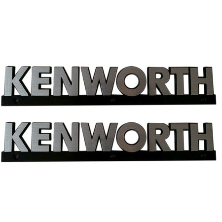 KENWORTH Emblem Plate Metal Logo Pair