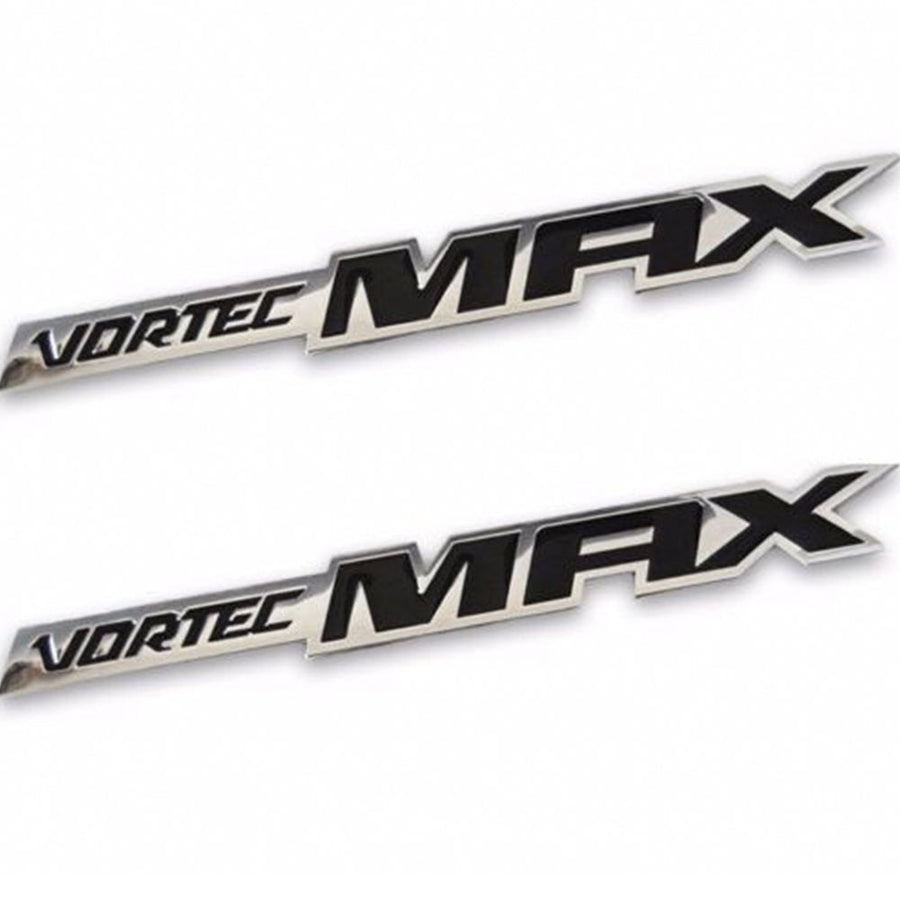 Vortec Max Emblem Chrome Black