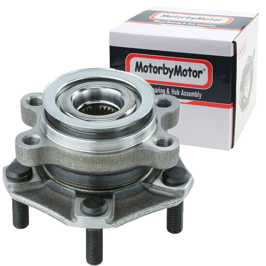 MotorbyMotor 513364 Front Wheel Hub Assembly for Nissan, Chevrolet (5 Lugs)