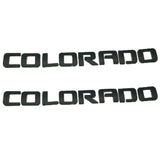 Chevrolet Colorado Emblem Kit Letter Badge Black