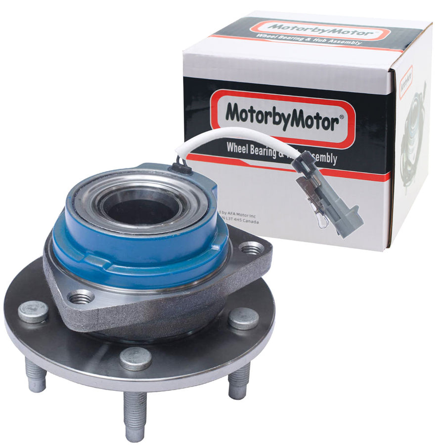 MotorbyMotor 512223 Rear Wheel Bearing Hub Assembly Fits for 2003-2007 Cadillac CTS, 2005-2011 Cadillac STS Wheel Hub w/5 Lugs, w/ABS