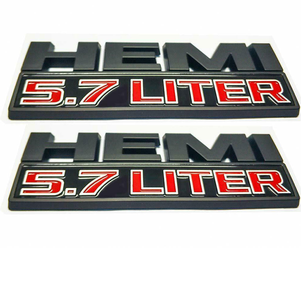 Dodge Ram 1500 HEMI 5.7 LITER Emblems OEM Badge 68247898AA