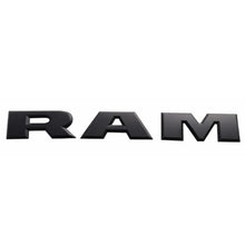 Load image into Gallery viewer, Dodge Ram 1500 Emblem Tailgate Letters Badge Glossy Black