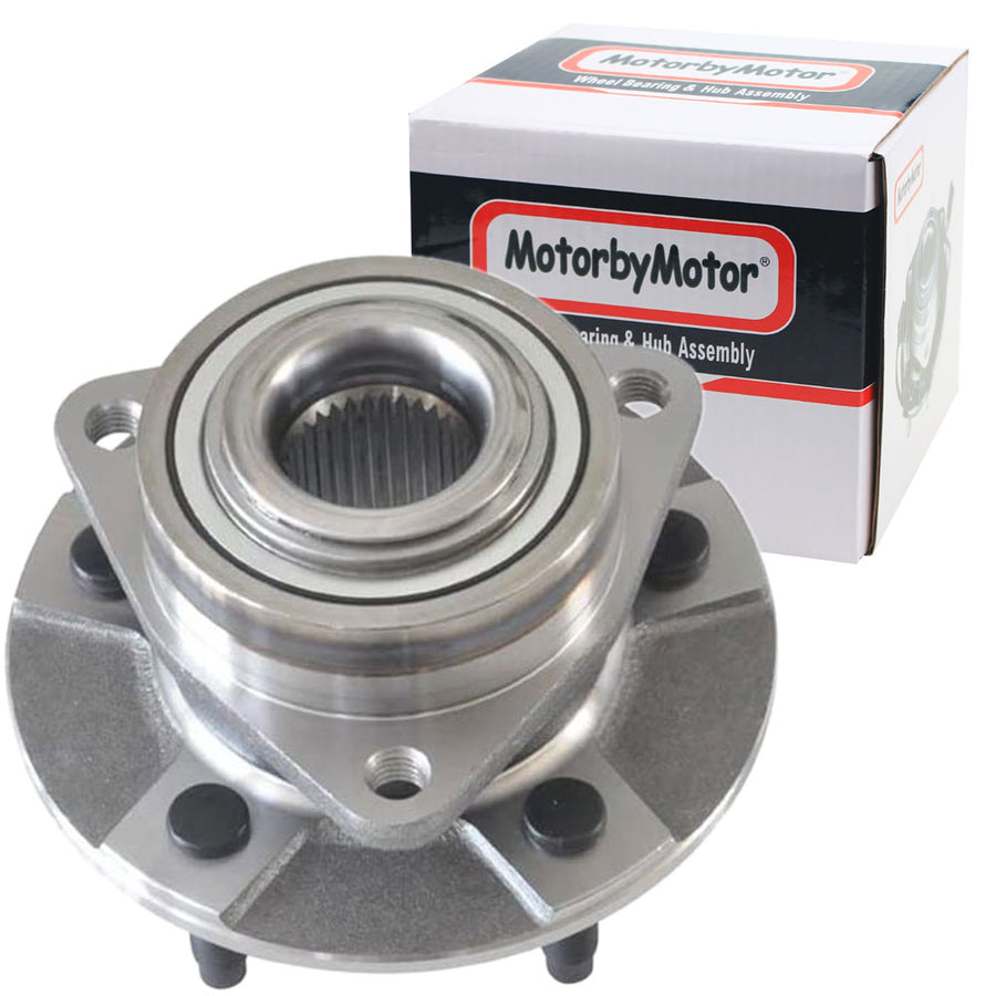 MotorbyMotor 513190 Front Wheel Bearing & Hub Assembly Fits Chevy Equinox 2005, Saturn Vue 2002-2007, Pontiac Torrent 2006 Wheel Hub w/5 Lugs