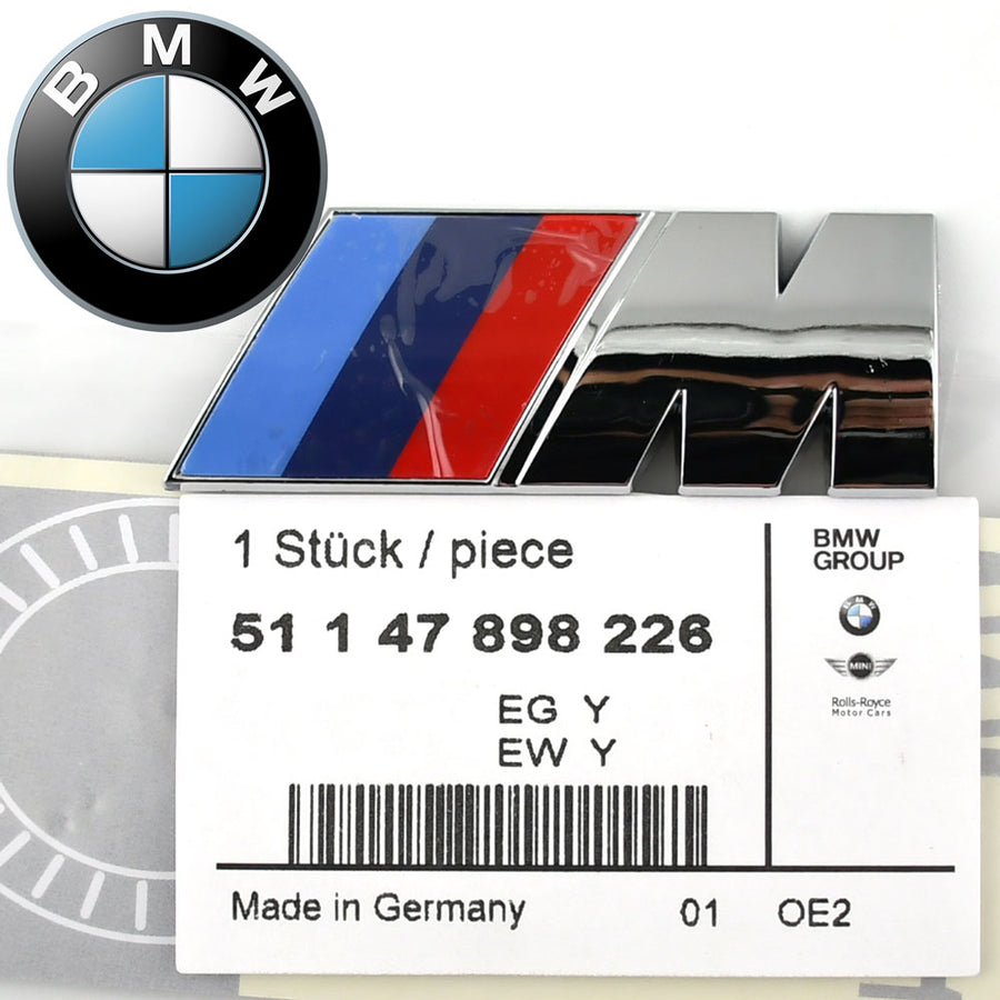 BMW Emblem Badge M-Tech OEM 51147898226