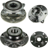 MotorbyMotor 513348 512510 2 Front & 2 Rear Wheel Bearing Hub Assembly for 2013 2014 2015 2016 Dodge Dart