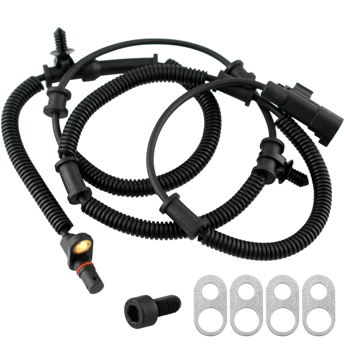 Rear Wheel Speed ABS Sensor Fits for Chrysler Town & Country 2008-2011, Dodge Grand Caravan 2008-2011, Volkswagen Routan 2009-2011-Wheel Speed ABS Assembly-2 Pack