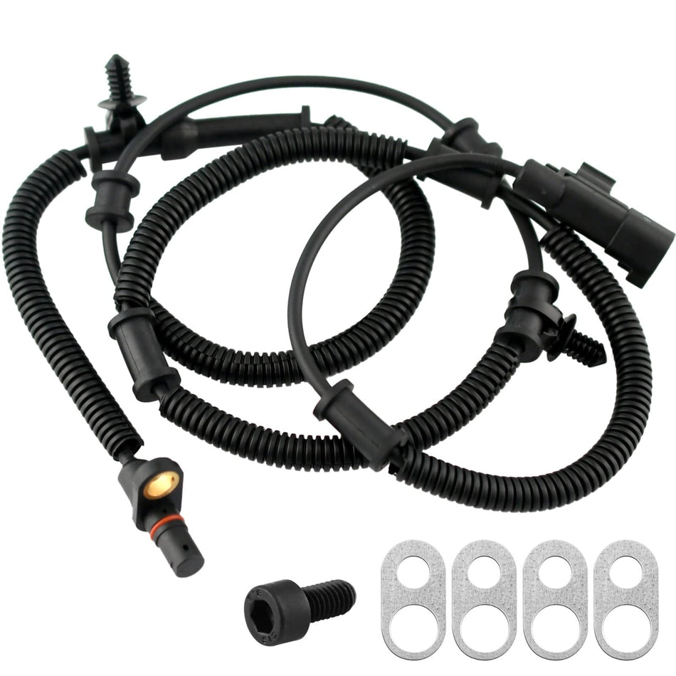 Rear Wheel Speed ABS Sensor Fits for Chrysler Town & Country 2008-2011, Dodge Grand Caravan 2008-2011, Volkswagen Routan 2009-2011-Wheel Speed ABS Assembly-2 Pack