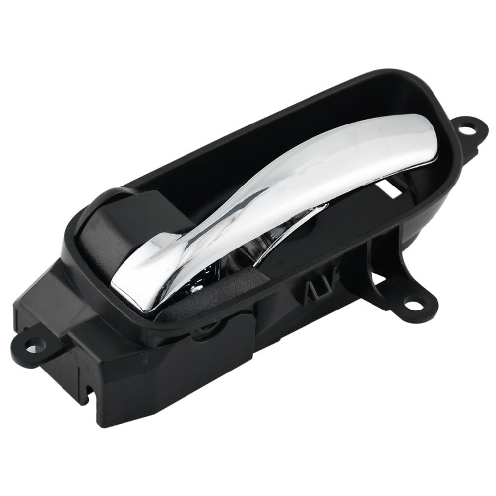 Front or Rear Interior Door Handle Fits for 13-18 Nissan Altima,13-19 Nissan Pathfinder, 15 Nissan Titan, 14 Nissan Armada, 15-19 Nissan Murano Inside Car Door Handle (Chrome with Black Backing)
