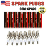 SP479 Spark Plugs AGSF22WM For Ford Lincoln Audi 8pcs