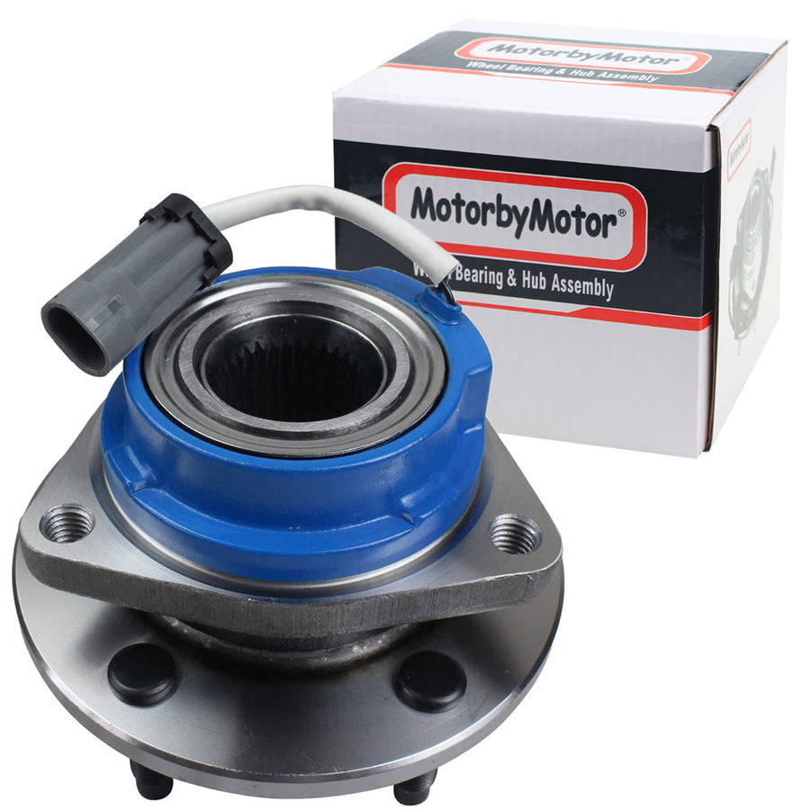 MotorbyMotor 513179 (FWD) Front Wheel Bearing for Chevy Impala Venture Monte Carlo, Buick Century Regal, Cadillac Seville, Oldsmobile Intrigue, Pontiac Grand Prix-w/5 Lugs [W/ABS,2WD]