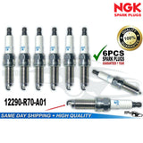 NGK 6 PCS New Genuine OEM NGK Iridium Spark Plugs 12290-R70-A01 ILZKR7B11 PILOT.