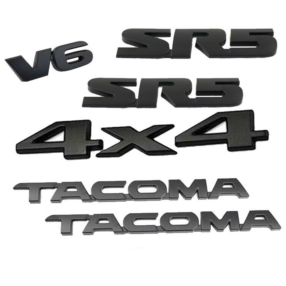 Toyota Tacoma SR5 V6 4X4 Emblems 6PCS