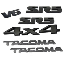 Load image into Gallery viewer, Toyota Tacoma SR5 V6 4X4 Emblems 6PCS