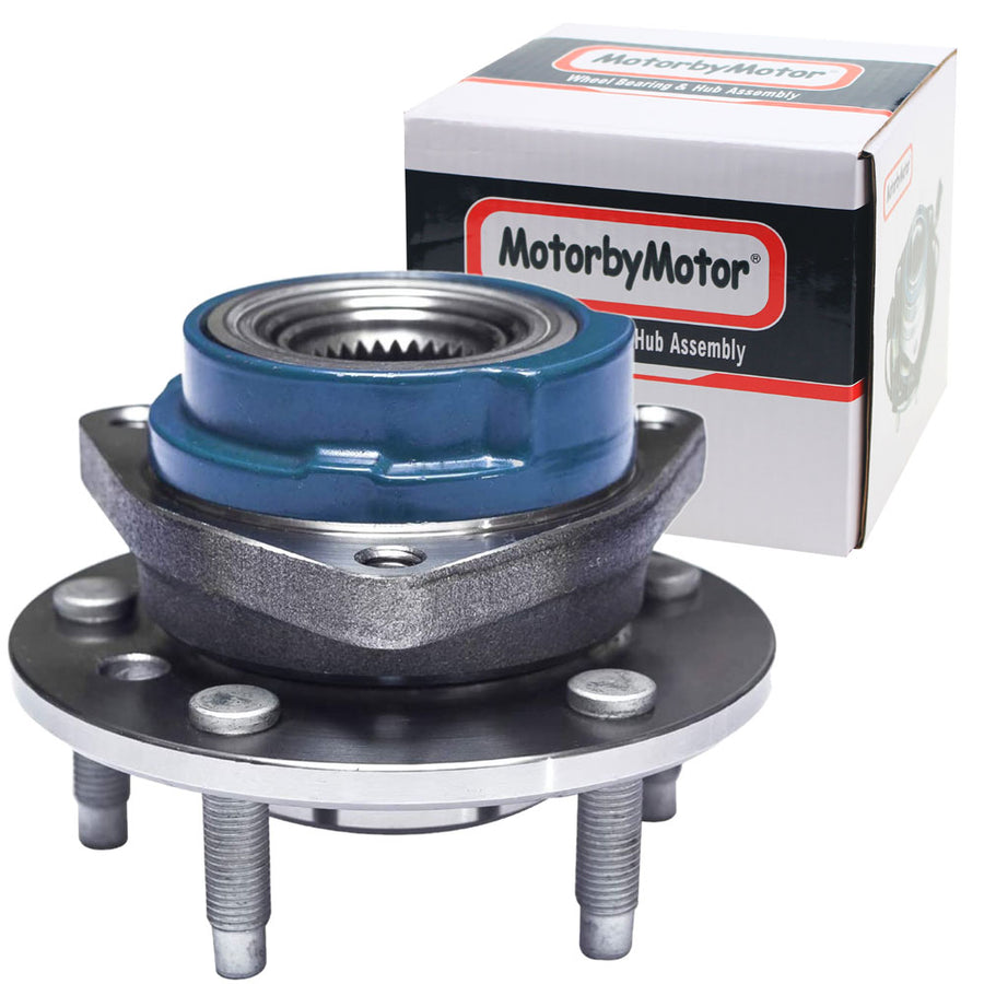 MotorbyMotor 513160 Front Wheel Bearing Fit for  Chevy Impala/Monte Carlo/Venture, Buick Allure/Century/Regal/Rendezvous/LaCrosse, Pontiac Aztek/Montana/Grand Prix-[FWD, w/5 Lugs]