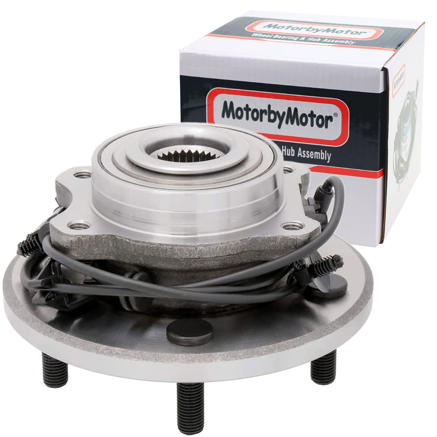 MotorbyMotor 512330 Rear Wheel Bearing & Hub Assembly Fits for 2007 2008 Chrysler Pacifica Wheel Hub w/5 Lugs