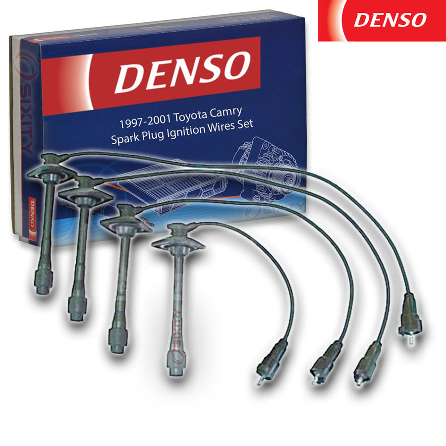 Denso Spark Plug Ignition Wires Set for Toyota Camry 2.2L L4 1997-2001 Tune wh SX5802