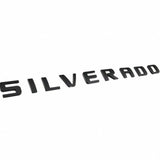 Chevrolet Silverado Emblem - Silverado Letter Matte Black 15129652