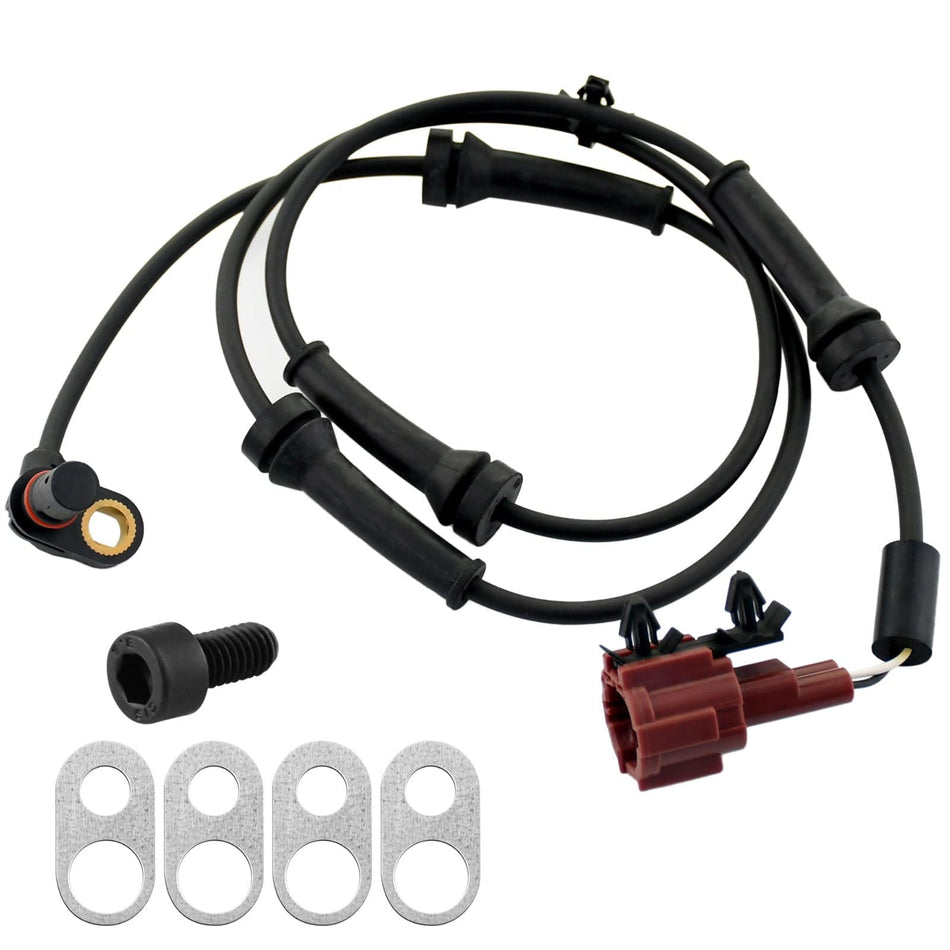 Rear Wheel Speed ABS Sensor Fits for Infiniti QX56 2004-2010, Nissan Armada 2005-2012, Nissan Pathfinder 2004-Wheel Speed ABS Assembly-2 Pack