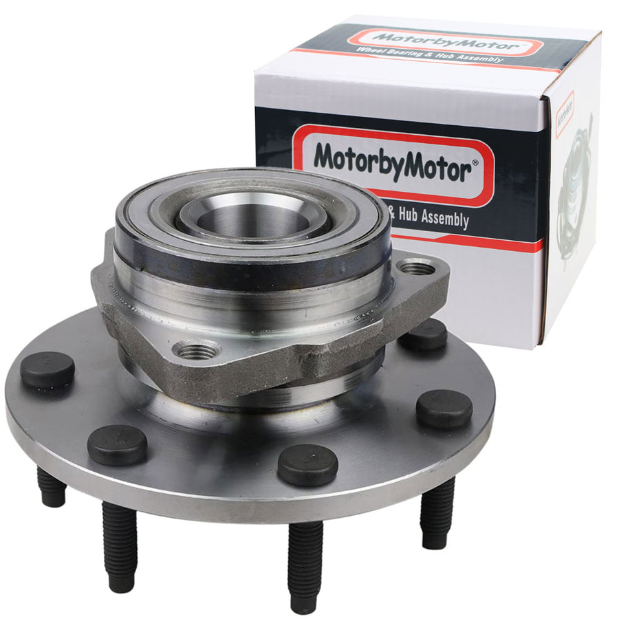 MotorbyMotor 515022 Front Wheel Bearing Hub Assembly Fits for 2000 Ford F-150, 1997-1999 Ford F-250 Wheel Hub w/7 Lugs (4WD 4x4, 2-Wheel ABS)