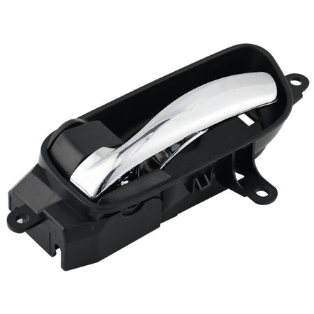 Front or Rear Left Side Interior Door Handle Fits for 13-16 Nissan Altima Pathfinder, 15-16 Nissan Titan, 15 Nissan Armada, 15-16 Nissan Murano Inside Car Door Handle (Chrome with Black Backing)