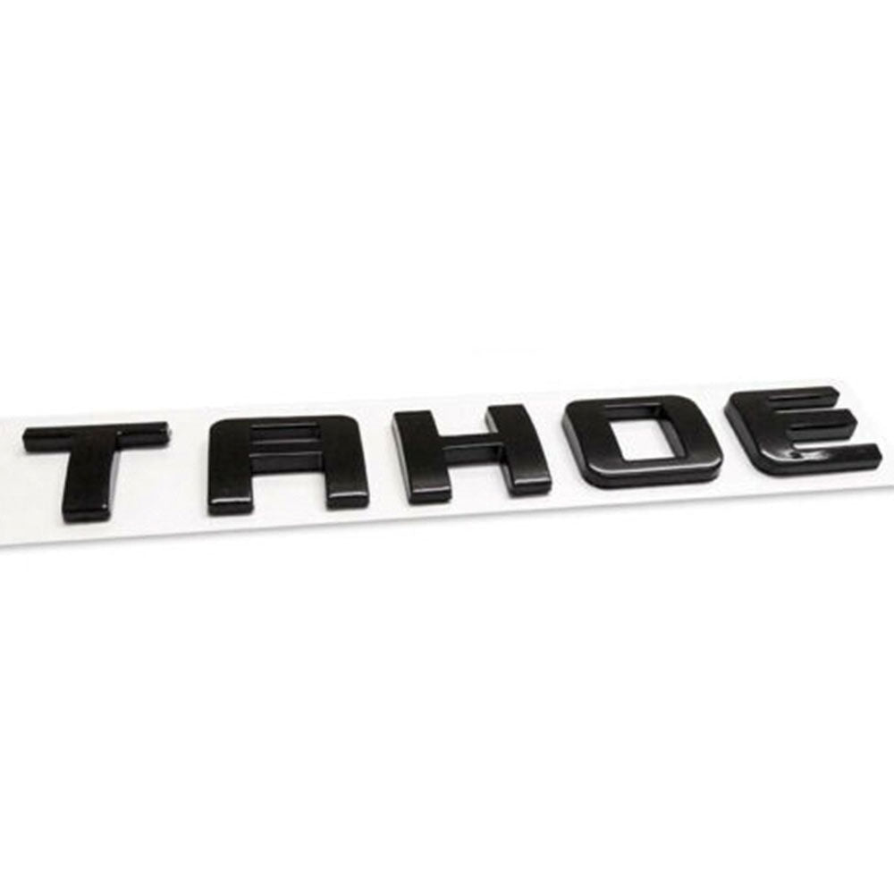 Tahoe Nameplate Emblem Letter for GM 07-18 Chevrolet Glossy Black