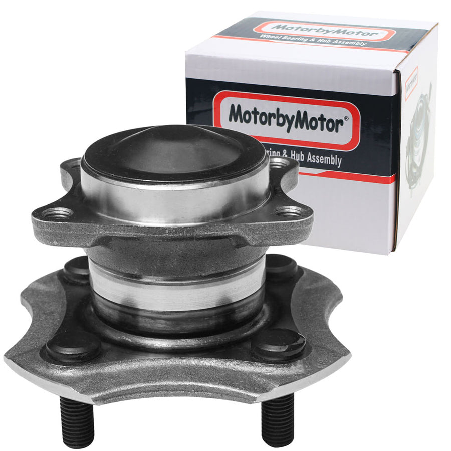 MotorbyMotor 512210 Rear Wheel Bearing Hub Assembly Fits for Toyota Echo 2000-2005 Wheel Hub  w/4 Lugs