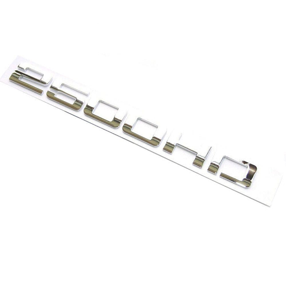 GMC Sierra 2500HD Emblem - 2500HD Letter Chrome
