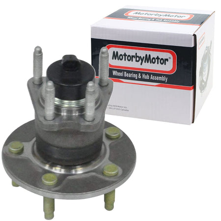 Rear Wheel Bearing & Hub Assembly for Chevy Cobalt/HHR, Pontiac G5/Pursuit, Saturn Ion Wheel Hub w/5 Lugs [w/ABS, FWD]-512250 - 2 PACK