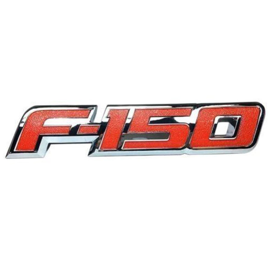Ford F-150 Emblem Rear Tailgate Chrome Red CL3Z-9942528-A