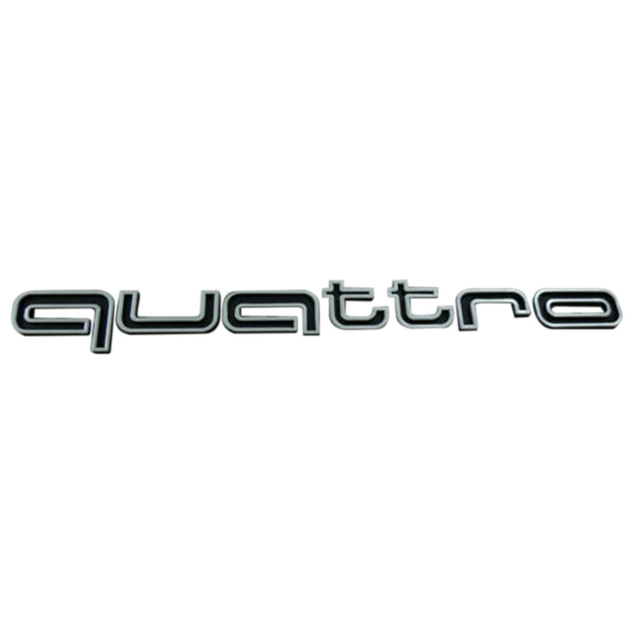 Audi Quattro Emblem Front Grille RS Style Badge