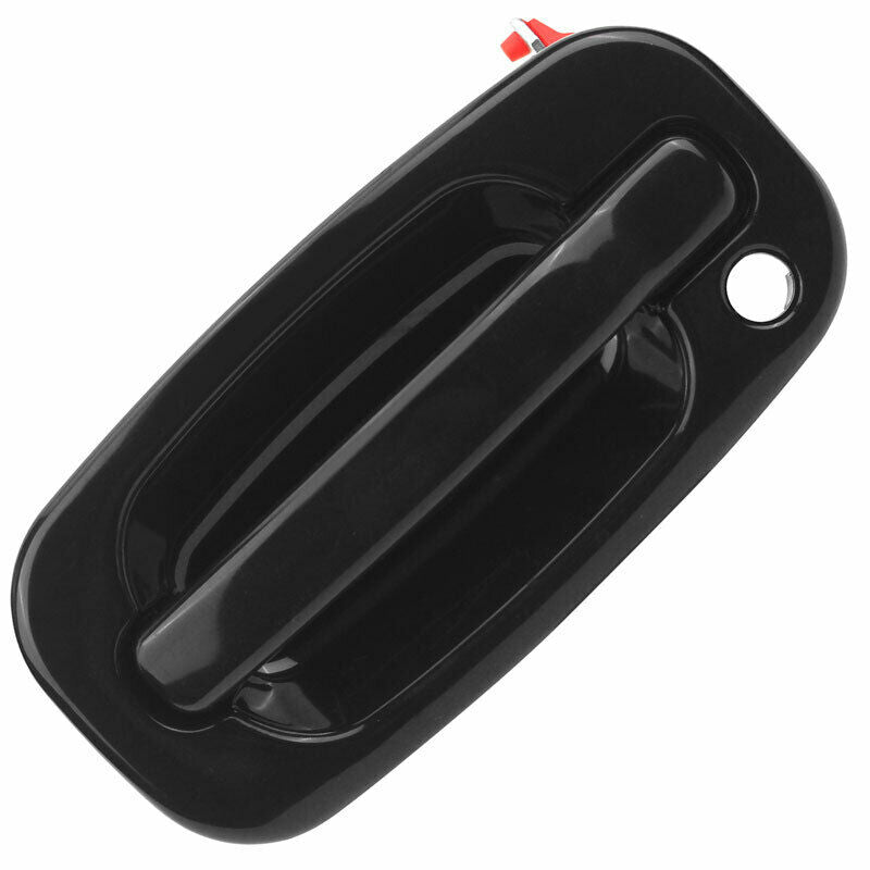 Front Driver Side Door Handle Fits for Cadillac Escalade, Chevy Avalanche/Silverado (Suburban) 1500 2500 3500/Tahoe, GMC Sierra 1500 2500/Yukon w/Keyhole Outside Door Handle-Black