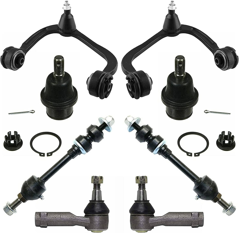 Ford F-150 Front Suspension Kit - Control Arms, Ball Joints, Tie Rods (05-08 4WD)