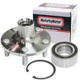 MotorbyMotor 518512 Front Wheel Bearing Hub Assembly Fits for 1995-1999 Dodge Neon, 1995-1999 Plymouth Neon Wheel Hub w/5 Lugs