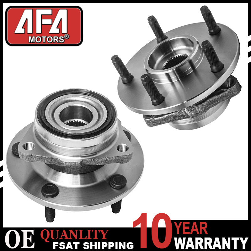 Pair 2 Front Wheel Hub Bearing For 1994 1995 1996 1997 1998 1999 Dodge Ram 1500