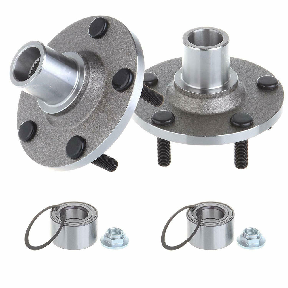 2PCS Front Wheel Hub Bearing Assembly For 2010 2011 Ford Escape Mazda Tribute