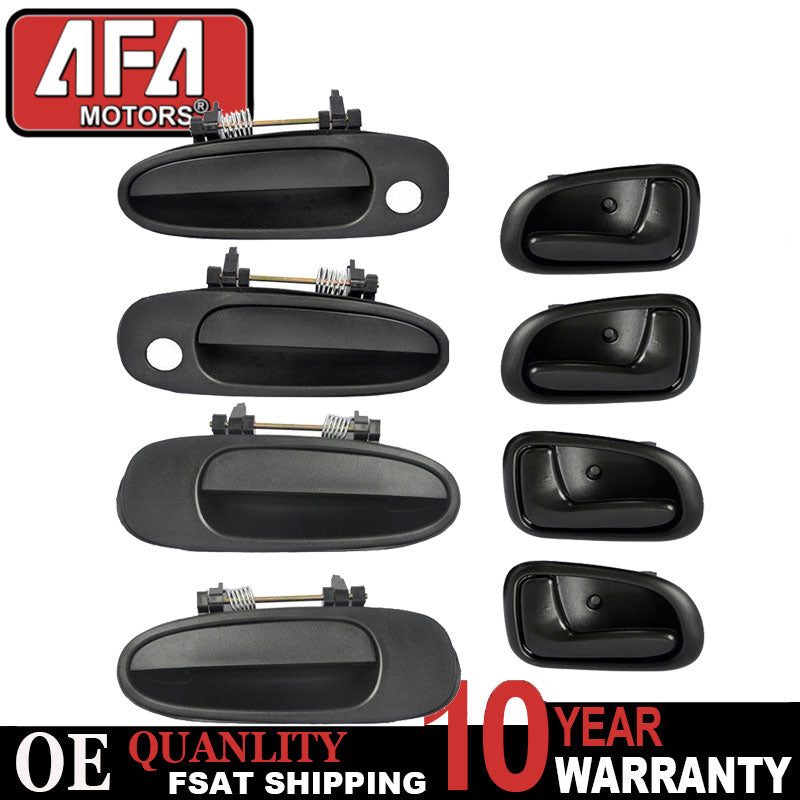 8PCS Front And Rear Door Handles For 1993 94 95 96 1997 Geo Prizm Toyota Corolla