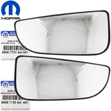 Mopar OEM Outside Mirror Glass Left & Right Side for DODGE RAM 1500 2500