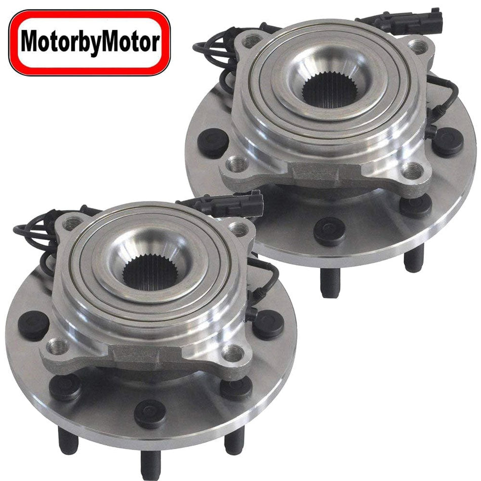 Front Wheel Bearing  Fit 2011 Ram 2500 3500 2009 2010 Dodge Ram 2500 3500 Pickup Wheel Hub  w/ABS,8 Lugs 4WD,515122 (2 PACK)