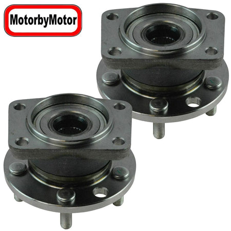 Rear Wheel Bearing Fit 2002-2008 Jaguar X Type  5 Lugs AWD, 512306 (2 Pack)