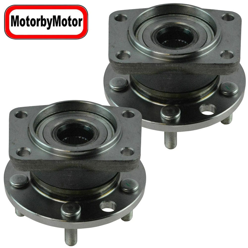 Rear Wheel Bearing Fit 2002-2008 Jaguar X Type  5 Lugs AWD, 512306 (2 Pack)