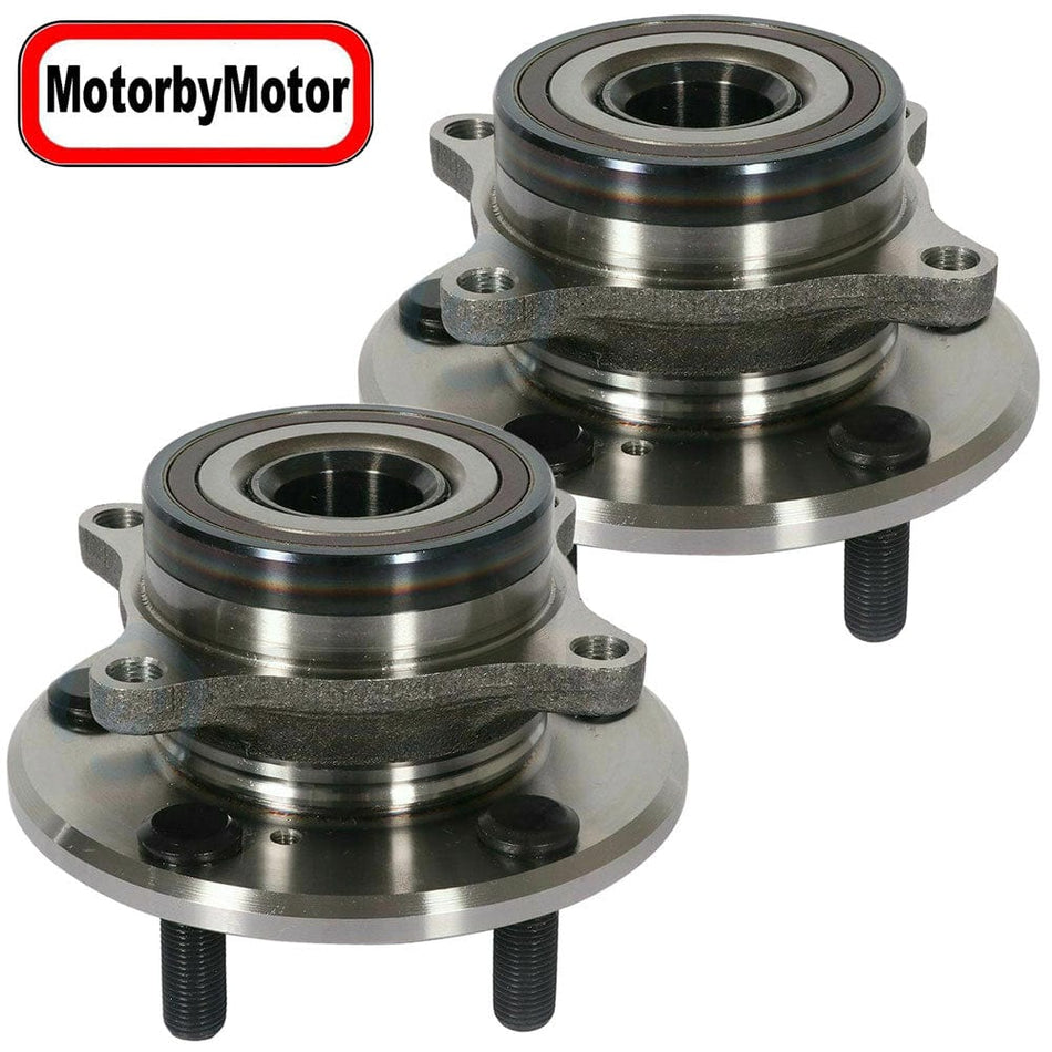 Front Wheel Bearing Fit 2011-2017 Honda Odyssey Wheel Hub w/ABS 5 Lugs, 513293 (2 Pack)